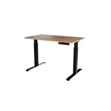 Desk MOON black body / tabletop oak wotan